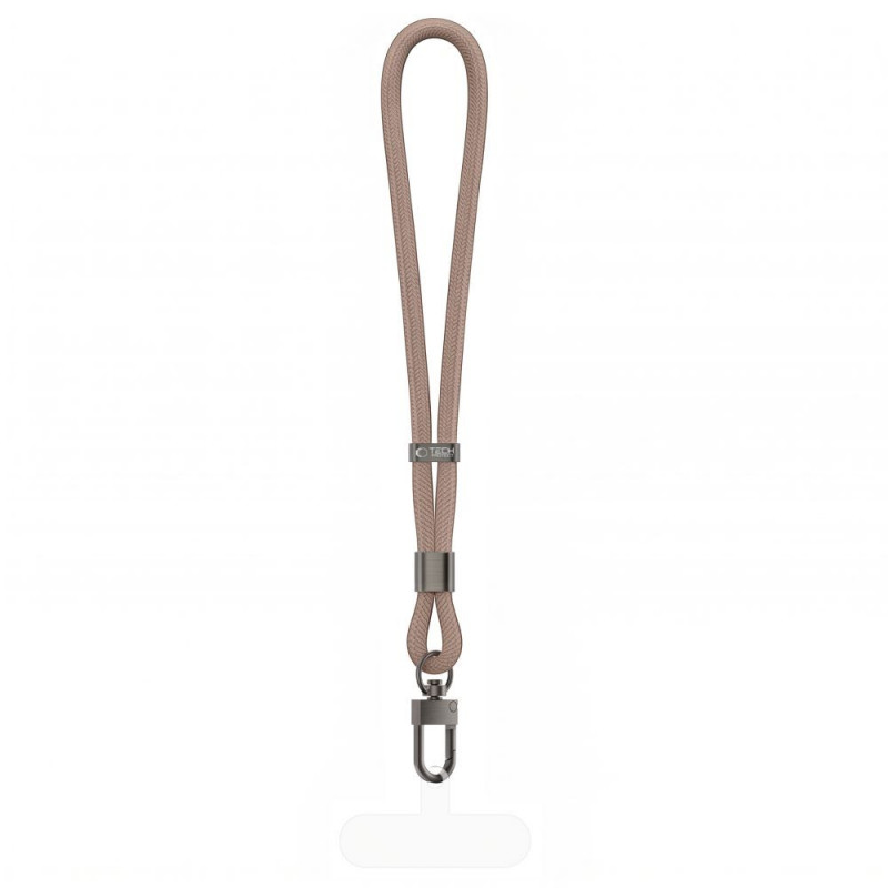 Tracolla da polso in corda Tech-Protect C11S, beige moka