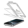 Tech-Protect Quick Set+ Protezione schermo in vetro temperato per Apple iPhone 17 Pro Max, nero (2 pz)