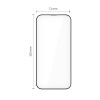 Tech-Protect Quick Set+ Protezione schermo in vetro temperato per Apple iPhone Air, nero (2 pz)