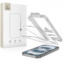 Tech-Protect Quick Set+ THP4498 Pellicola protettiva in vetro temperato per Apple iPhone 17, nera (2 pz)