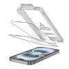 Tech-Protect Quick Set+ THP4498 Pellicola protettiva in vetro temperato per Apple iPhone 17, nera (2 pz)