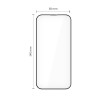 Tech-Protect Quick Set+ THP4498 Pellicola protettiva in vetro temperato per Apple iPhone 17, nera (2 pz)