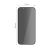 Vetro temperato privacy Tech-Protect Glass Spy+ per Apple iPhone Air (2 pz)
