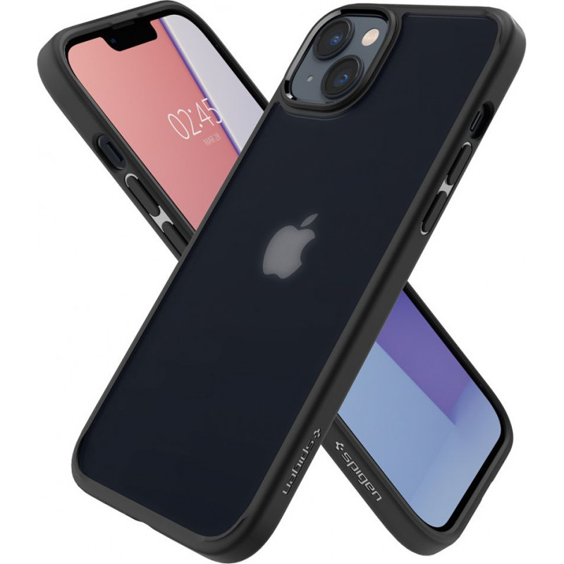 Custodia Spigen Ultra Hybrid per Apple iPhone 14 Plus / 15 Plus, Frost Black