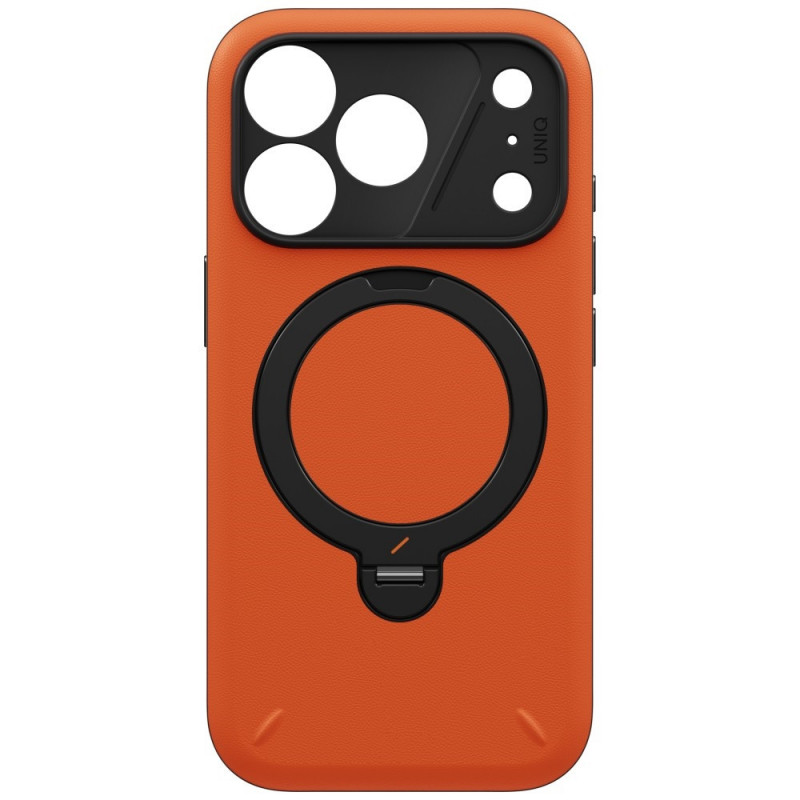 Custodia UNIQ Elix per Apple iPhone 18 Pro / 17 Pro, con supporto girevole a 360°, arancione