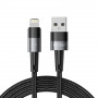 Cavo Tech-Protect UltraBoost USB-A/Lightning 12W 2.4A 200 cm, grigio