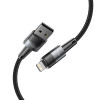 Cavo Tech-Protect UltraBoost USB-A/Lightning 12W 2.4A 200 cm, grigio