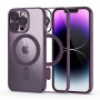 Custodia MagSafe Tech-Protect MagShine per Apple iPhone 14 Pro, viola