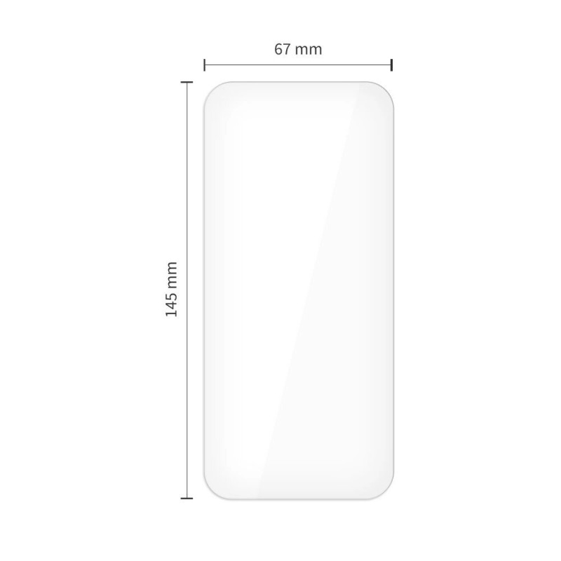 Set pellicola protettiva in vetro temperato Tech-Protect Easy Set+ per Apple iPhone 17, trasparente (2+1 pz)