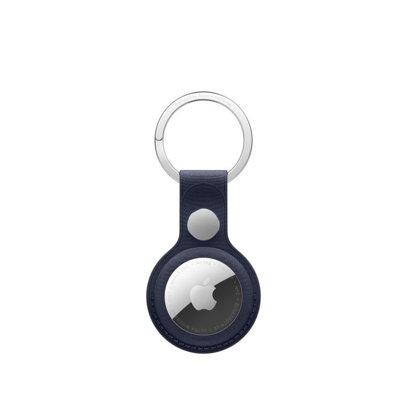 Portachiavi FineWoven per AirTag Apple, blu navy