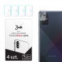 3MK Lens Protection vetro ibrido per lenti della fotocamera Samsung Galaxy A71 (4 pz), 3MK149