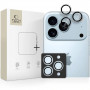 Tech-Protect Camring Fit+ Copriobiettivo fotocamera per Apple iPhone 14 Pro / 14 Pro Max / 15 Pro / 15 Pro Max / 16 Pro / 16 Pro Max / 17 Pro / 17 Pro Max, trasparente