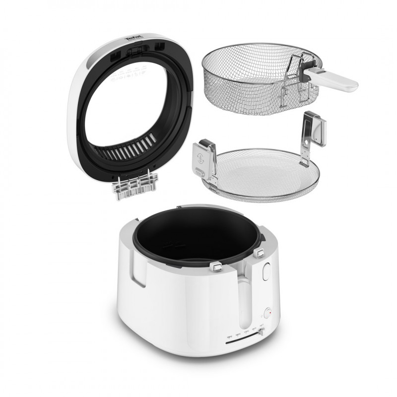 Friggitrice Tefal Filtra Vision FF2541E0, 2.1 L, 1900 W, bianca