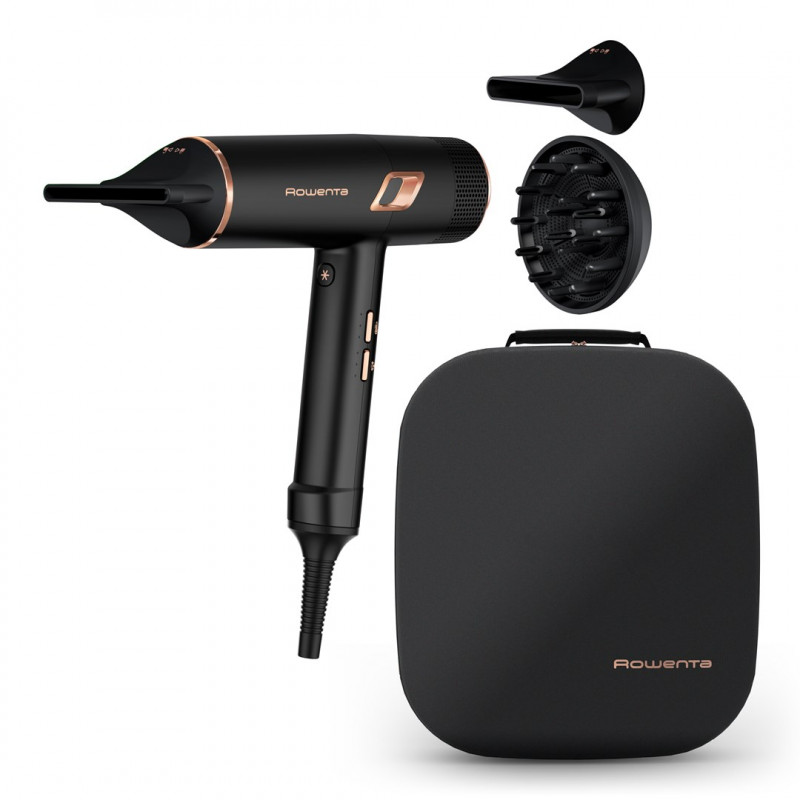 Asciugacapelli Rowenta Ultimate Experience CV9920F0, 2000 W, nero/rame