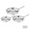Set di padelle Tefal Duetto On B866S334, 3 pezzi, 20/24/28 cm, acciaio inossidabile