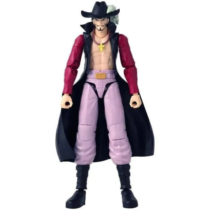 Bandai Anime Heroes One Piece - Action Figure di Dracule Mihawk