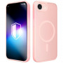 Custodia magnetica 3MK Misty MagCase per Apple iPhone 16e / 17e, rosa