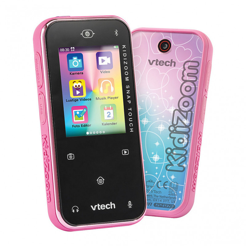 VTech KidiZoom Snap Touch 80-549254 Fotocamera digitale per bambini, rosa