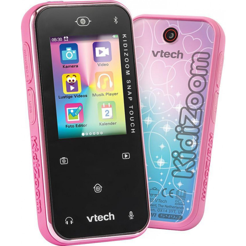 VTech KidiZoom Snap Touch 80-549254 Fotocamera digitale per bambini, rosa