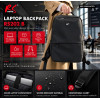 Zaino per laptop NanoRS RS202 B 15.6", nero, 41x29x4, impermeabile