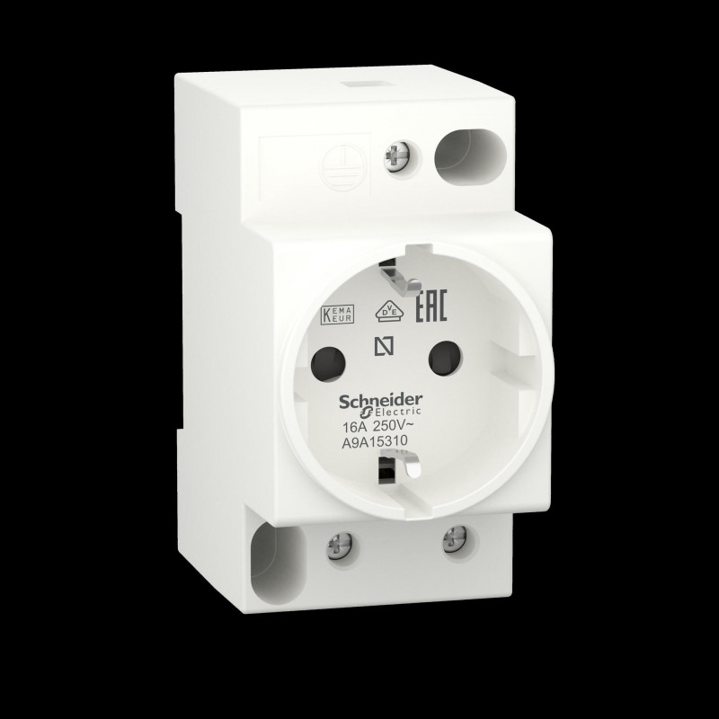Presa Schneider Electric A9A15310, 16 A, 250 V, 2P+E, DIN 49440