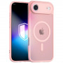 Custodia magnetica 3MK Misty MagCase per Apple iPhone Air, rosa