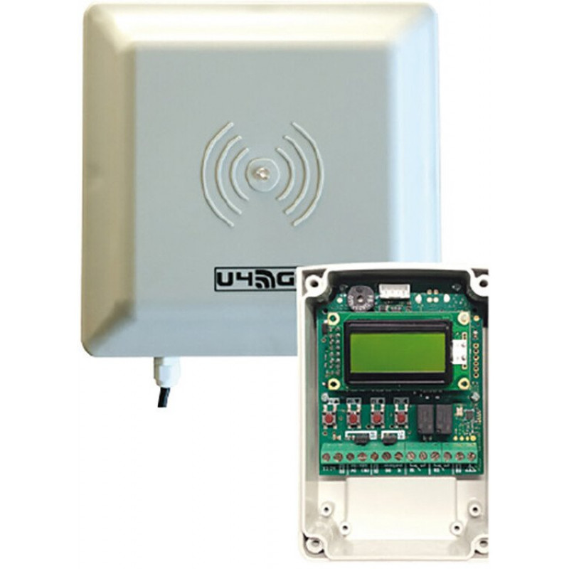Lettore di controllo accessi a lungo raggio CDVI A6U48 con antenna da 6 m