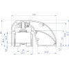 CDVI P300EVO Serratura elettromagnetica per profilo porta 400 mm, 300 kg, monitorata (52870)