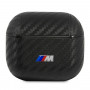 Cover BMW BMA3WMPUCA PU Carbon M Collection per Apple AirPods 3, nera