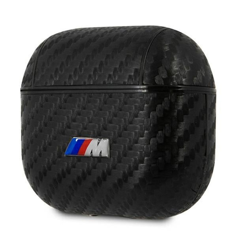 Cover BMW BMA3WMPUCA PU Carbon M Collection per Apple AirPods 3, nera