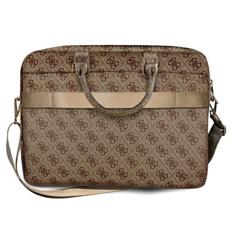 Guess GUCB15G4GFBR 4G Uptown Borsa per Laptop, 15", marrone