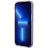 Guess GUHCP14SHGCOU Custodia rigida traslucida per Apple iPhone 14 / 15 / 13 6.1", viola