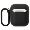 Cover in pelle Color Lines BMW BMA222RVSK per Apple AirPods 1/2, nera