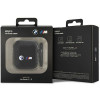 BMW BMA2WMPUCA2 Carbon Double Metal Logo Cover per Apple AirPods 1/2, nero