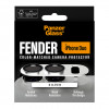 Protezione fotocamera Fender PanzerGlass per iPhone Duo, bianca