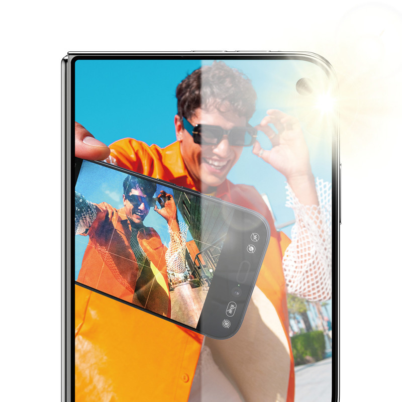 Protezione schermo frontale PanzerGlass Anti-reflective Armor per iPhone 18 Duo, trasparente