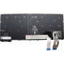 Tastiera Lenovo 5N21M38191, nera, retroilluminata, layout inglese Regno Unito