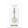 Tracolla per telefono Guess GUCPMHGLD Heart Diamond Charm con strass, oro