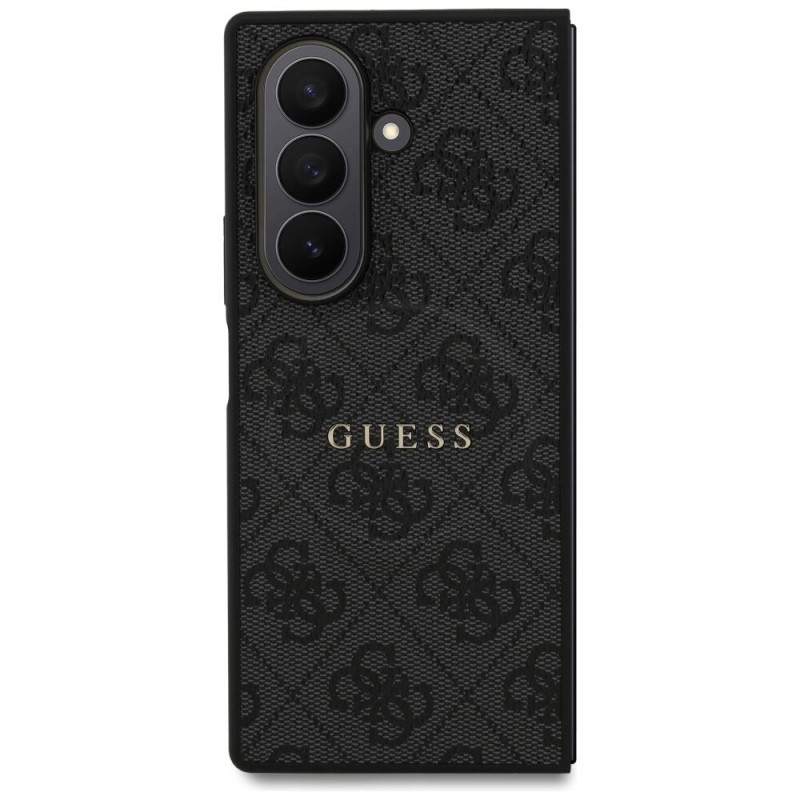 Custodia Guess 4G Classic MagSafe per Samsung Galaxy Z Fold7, nera