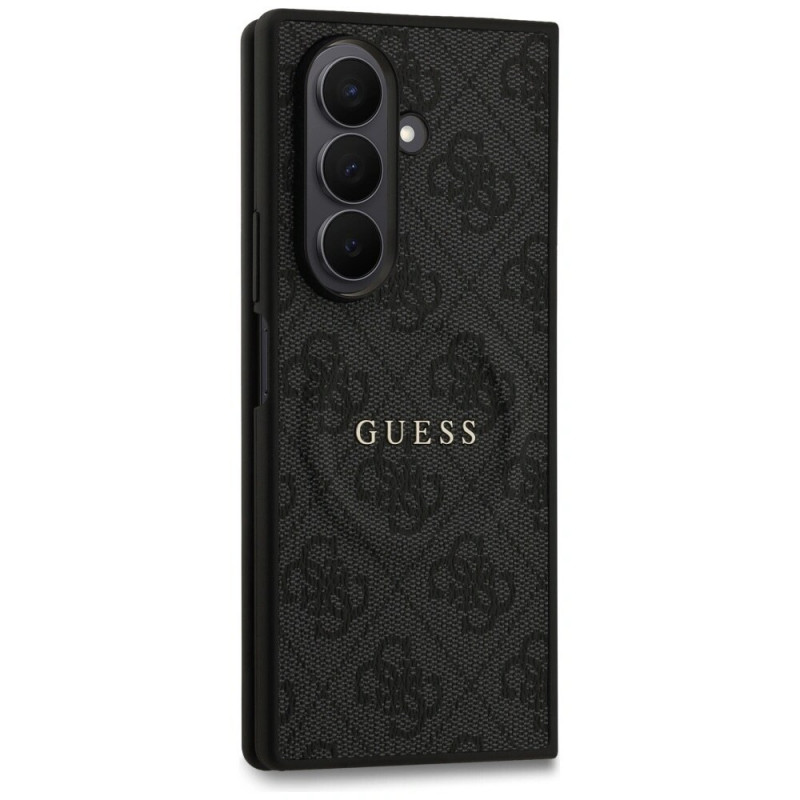 Custodia Guess 4G Classic MagSafe per Samsung Galaxy Z Fold7, nera