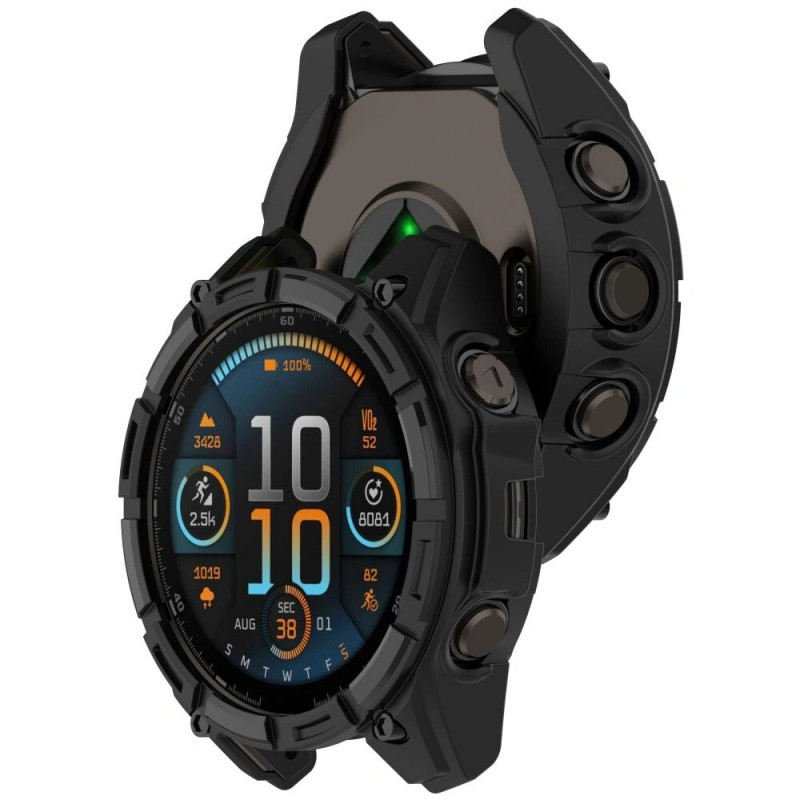 Custodia Tech-Protect Defense Air per Garmin Fenix 8 47 mm, nera