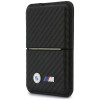 Portafoglio MagSafe BMW M Carbon Metal Logos, nero