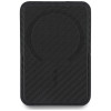 Portafoglio MagSafe BMW M Carbon Metal Logos, nero