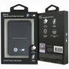 Portafoglio MagSafe BMW M Carbon Metal Logos, nero