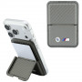 Portafoglio MagSafe BMW M Carbon Metal Logos, antracite