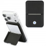 Portafoglio MagSafe BMW Carbon Metal Logos, nero
