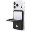 Portafoglio MagSafe BMW Carbon Metal Logos, nero