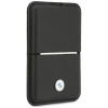 Portafoglio MagSafe BMW Carbon Metal Logos, nero