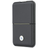 Portafoglio MagSafe BMW Carbon Metal Logos, antracite