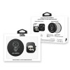 Custodia in silicone Ikonik Karl Lagerfeld per AirPods 1/2 con power bank 2000 mAh, nera